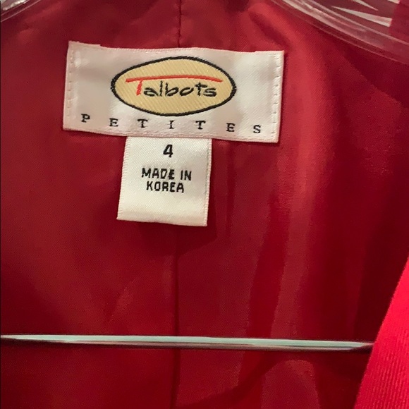 Red Talbots blazer - Picture 4 of 6